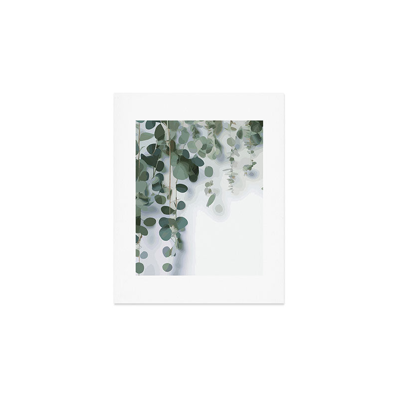 Eucalyptus Leaves and Branches Art Print Gallery Image 1