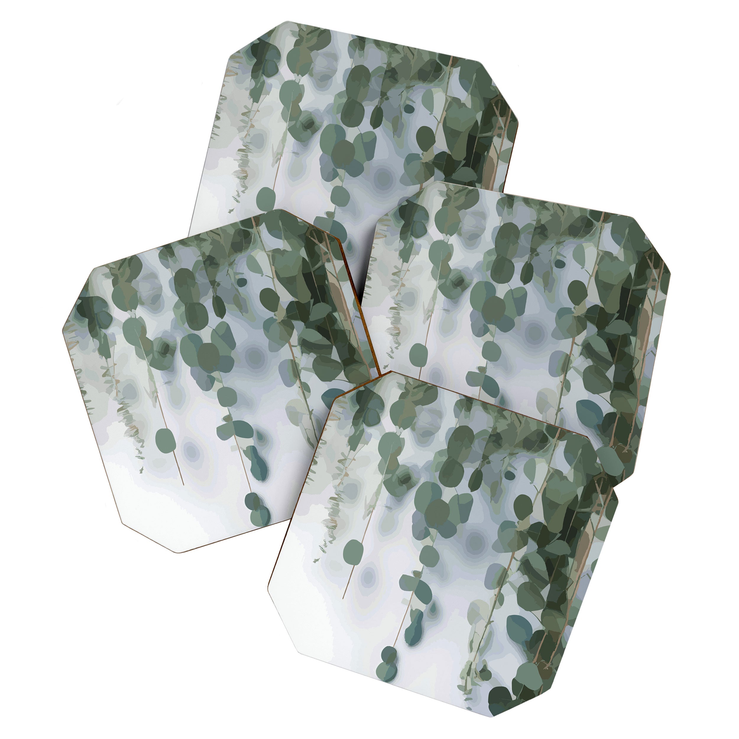 Eucalyptus Leaves and Branches Coaster Gallery Image 1