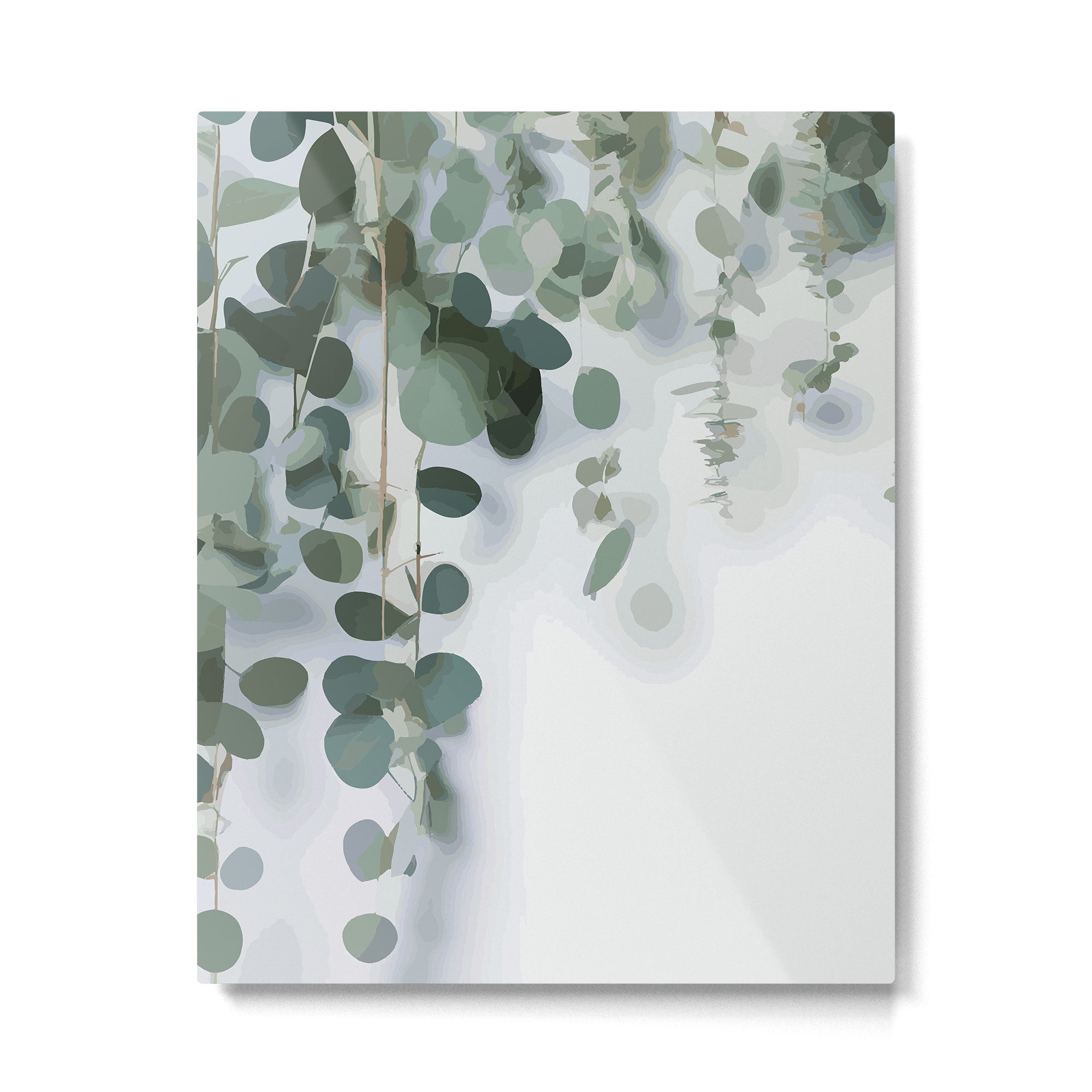 Eucalyptus Leaves and Branches Metal Print Gallery Image 6