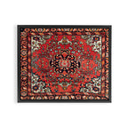 Farahan Arak West Persian Poshti Print Framed Canvas Print Gallery Image 3