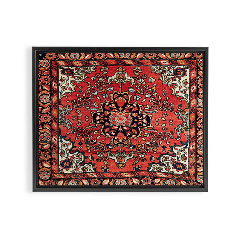 Farahan Arak West Persian Poshti Print Framed Canvas Print Gallery Image 3
