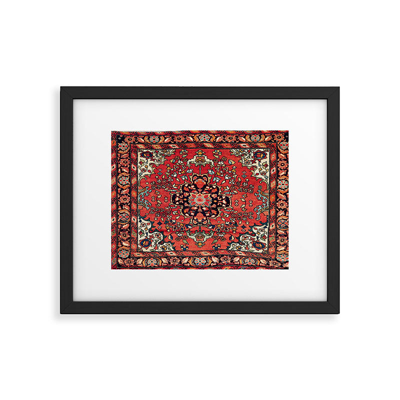 Farahan Arak West Persian Poshti Print Framed Art Print Gallery Image 4