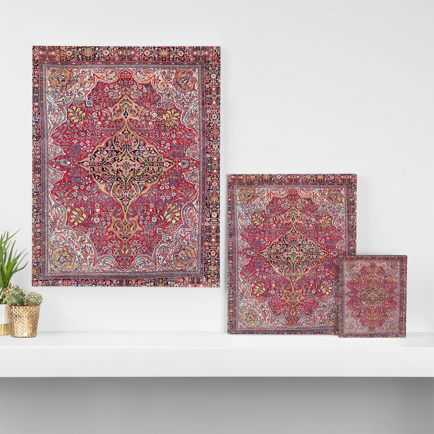 Farahan Arak West Persian Rug Canvas Print Gallery Image 3