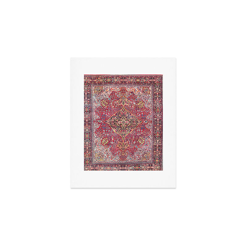 Farahan Arak West Persian Rug Art Print Gallery Image 1