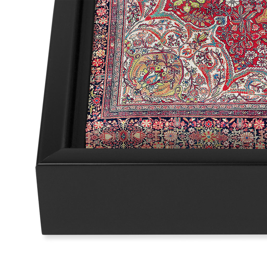 Farahan Arak West Persian Rug Framed Canvas Print Gallery Image 3
