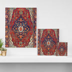 Farahan Arak West Persian Rug Print Canvas Print Gallery Image 3