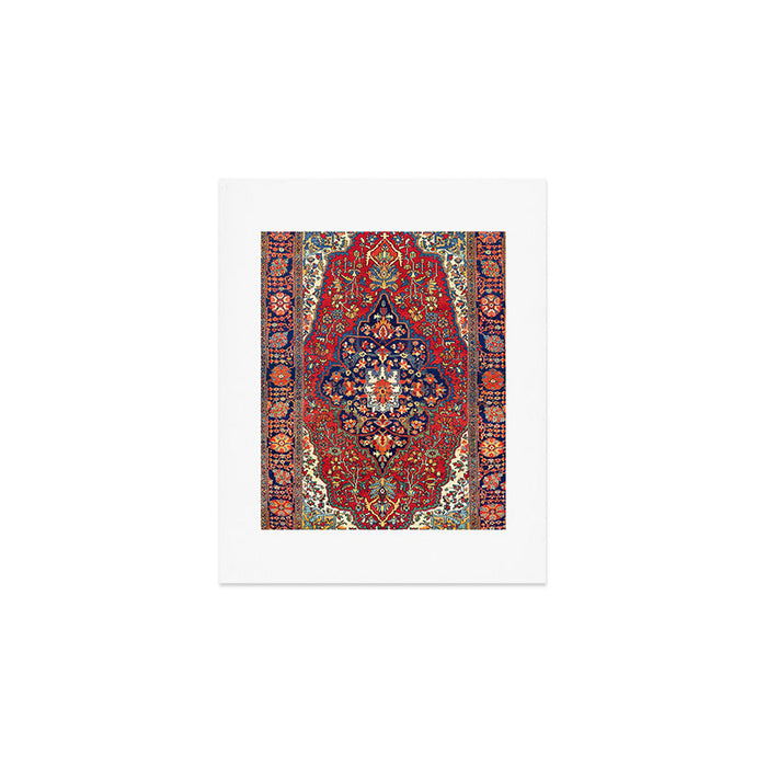 Farahan Arak West Persian Rug Print Art Print Gallery Image 1
