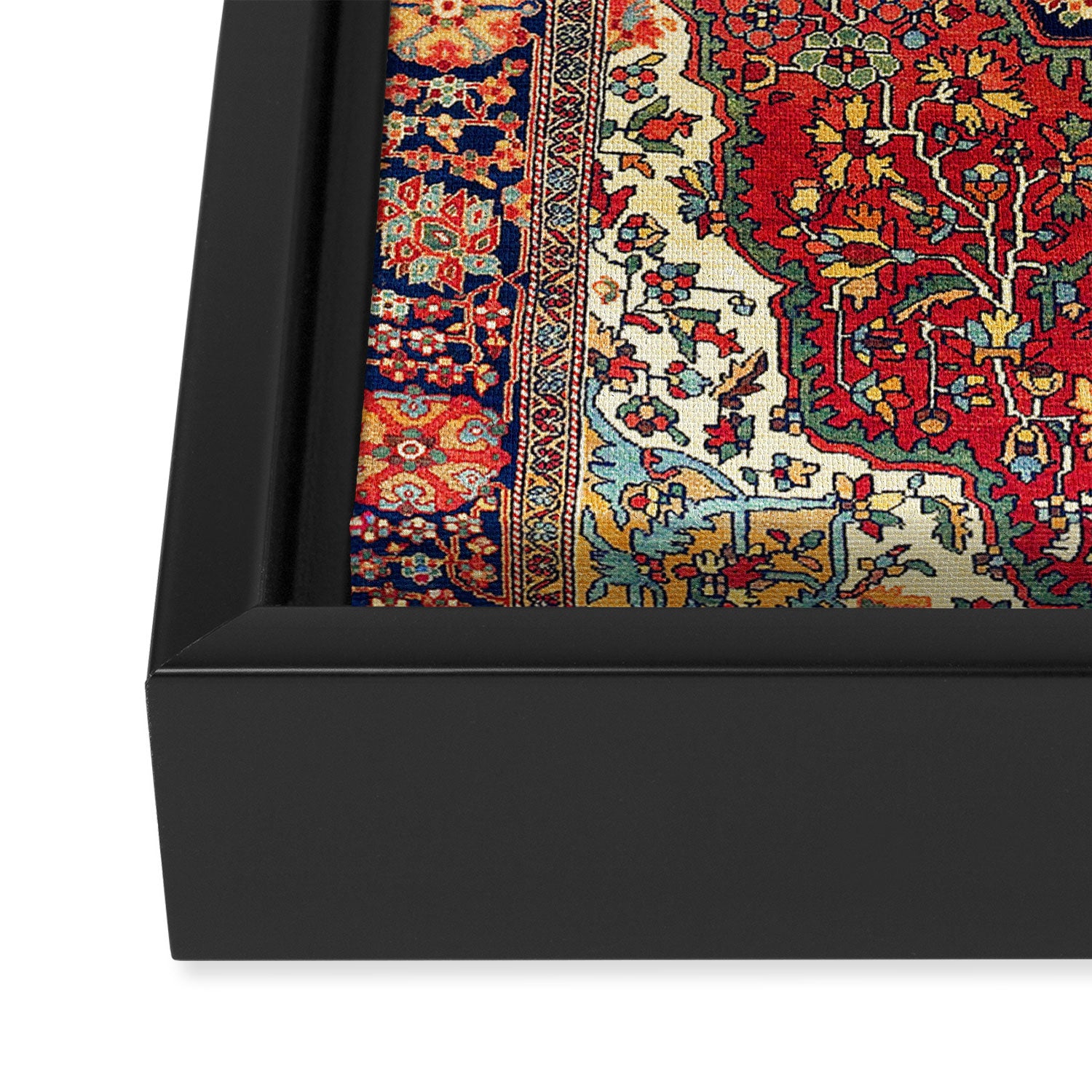 Farahan Arak West Persian Rug Print Framed Canvas Print Gallery Image 3