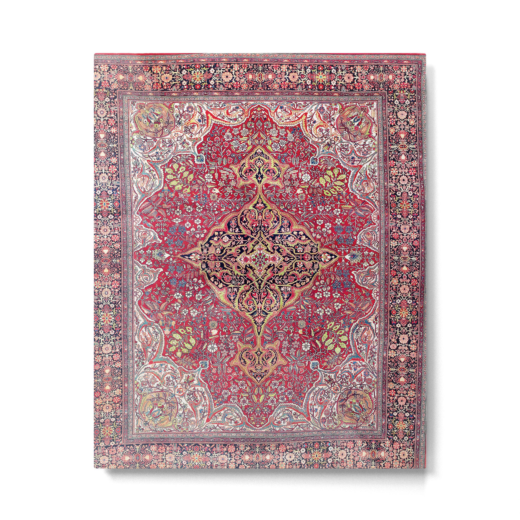Farahan Arak West Persian Rug Metal Print Gallery Image 4