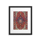 Farahan Arak West Persian Rug Print Framed Art Print Gallery Image 4