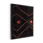 Feiija  Antique South Morocco North African Pile Rug Print Framed Canvas Print Gallery Image 2