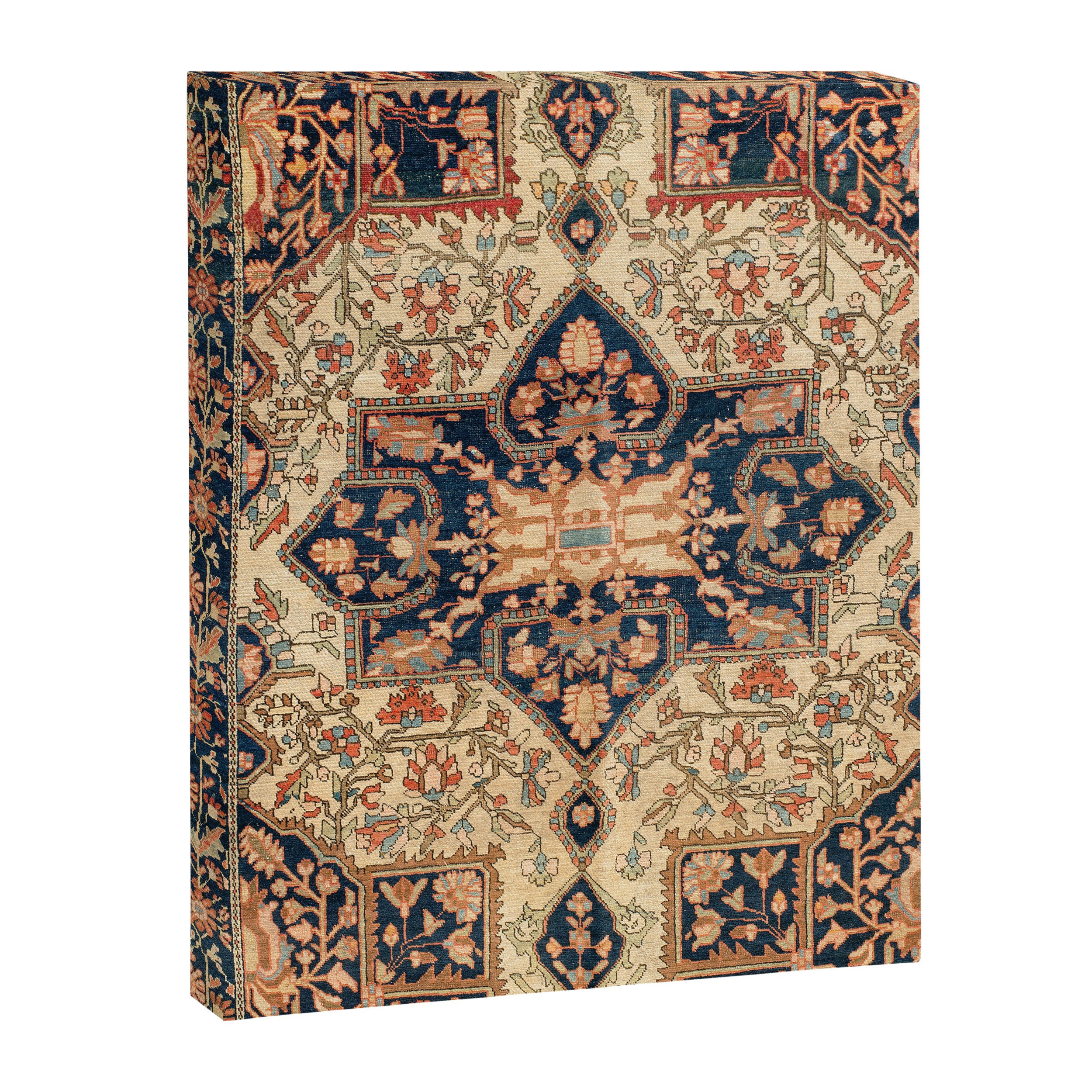 Ferahan  Antique West Persian Rug Print Canvas Print Gallery Image 3