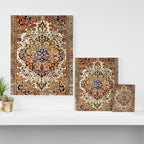 Ferahan Arak  Antique West Persian Rug Print Canvas Print Gallery Image 3