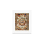Ferahan Arak  Antique West Persian Rug Print Art Print Gallery Image 1