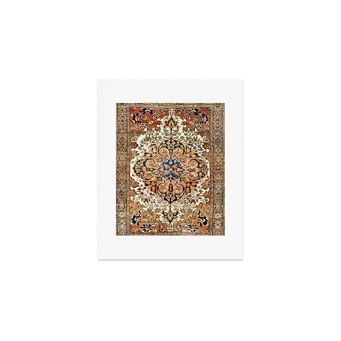 Ferahan Arak  Antique West Persian Rug Print Art Print Gallery Image 1