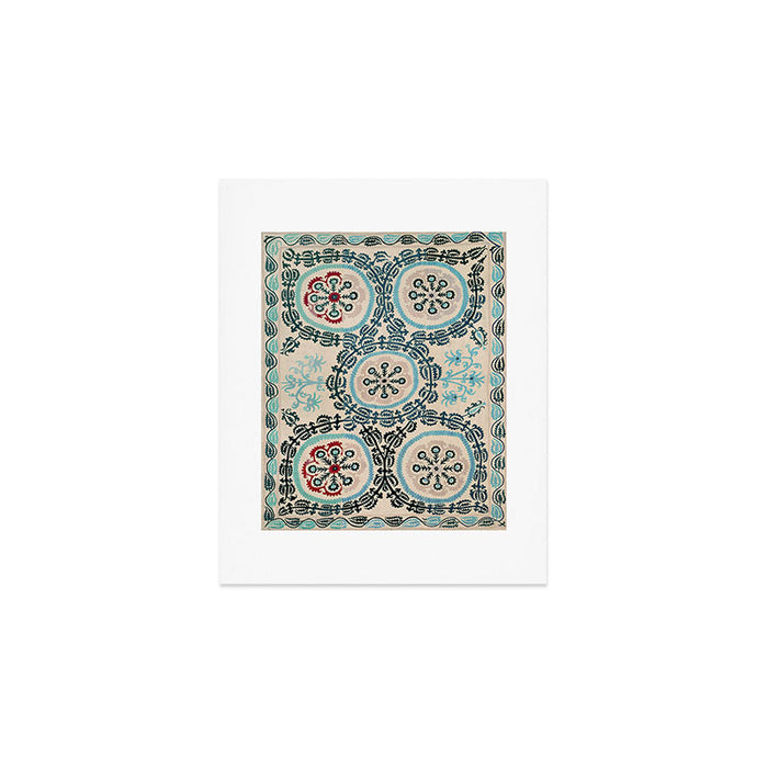 Ferghana Suzani  Northeast Uzbekistan Embroidery Print Art Print Gallery Image 1