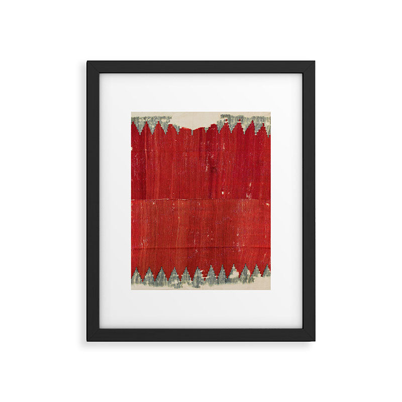 Fethiye  Antique Turkish Kilim Print Framed Art Print Gallery Image 5