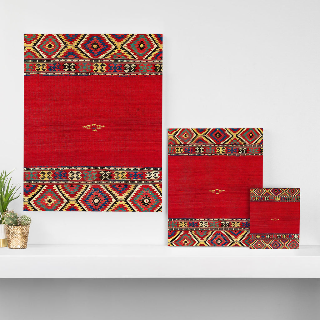 Fethiye Southwest Anatolian Kilim Print Canvas Print Gallery Image 3