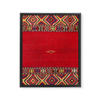 Fethiye Southwest Anatolian Kilim Print Framed Canvas Print Gallery Image 3