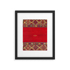 Fethiye Southwest Anatolian Kilim Print Framed Art Print Gallery Image 5