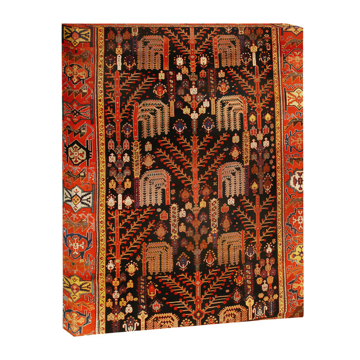 Floral Persian Bakhtiari Rug Print Canvas Print Gallery Image 1