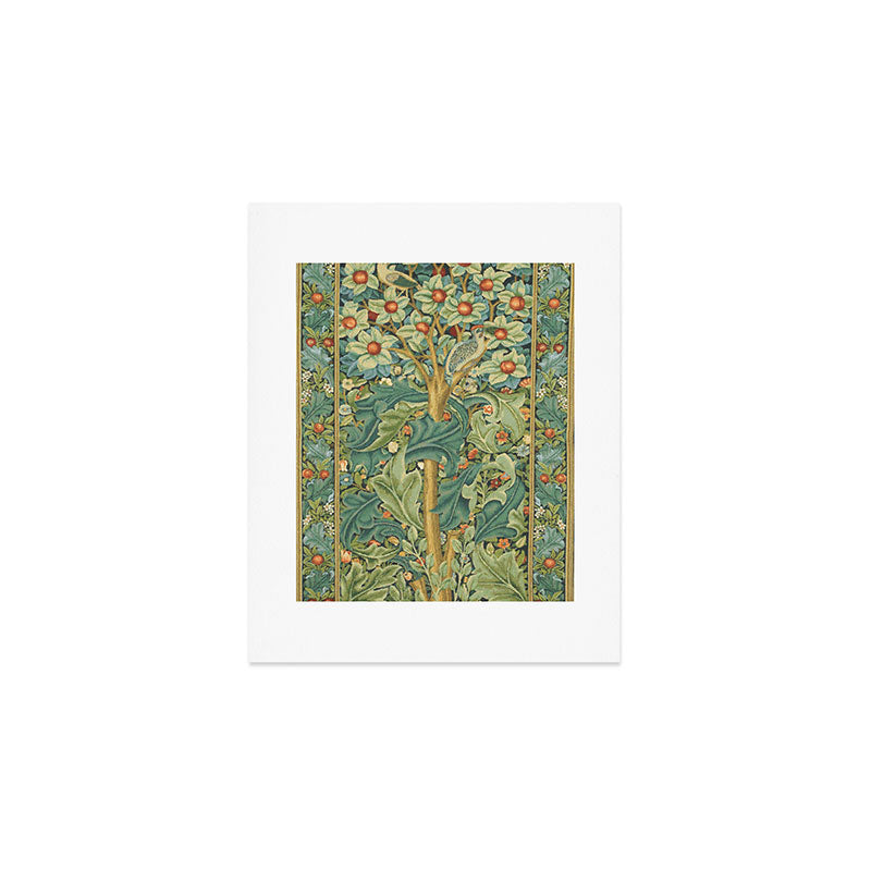 Floral Tree After William Morris Digital Painting Art Print Gallery Image 1