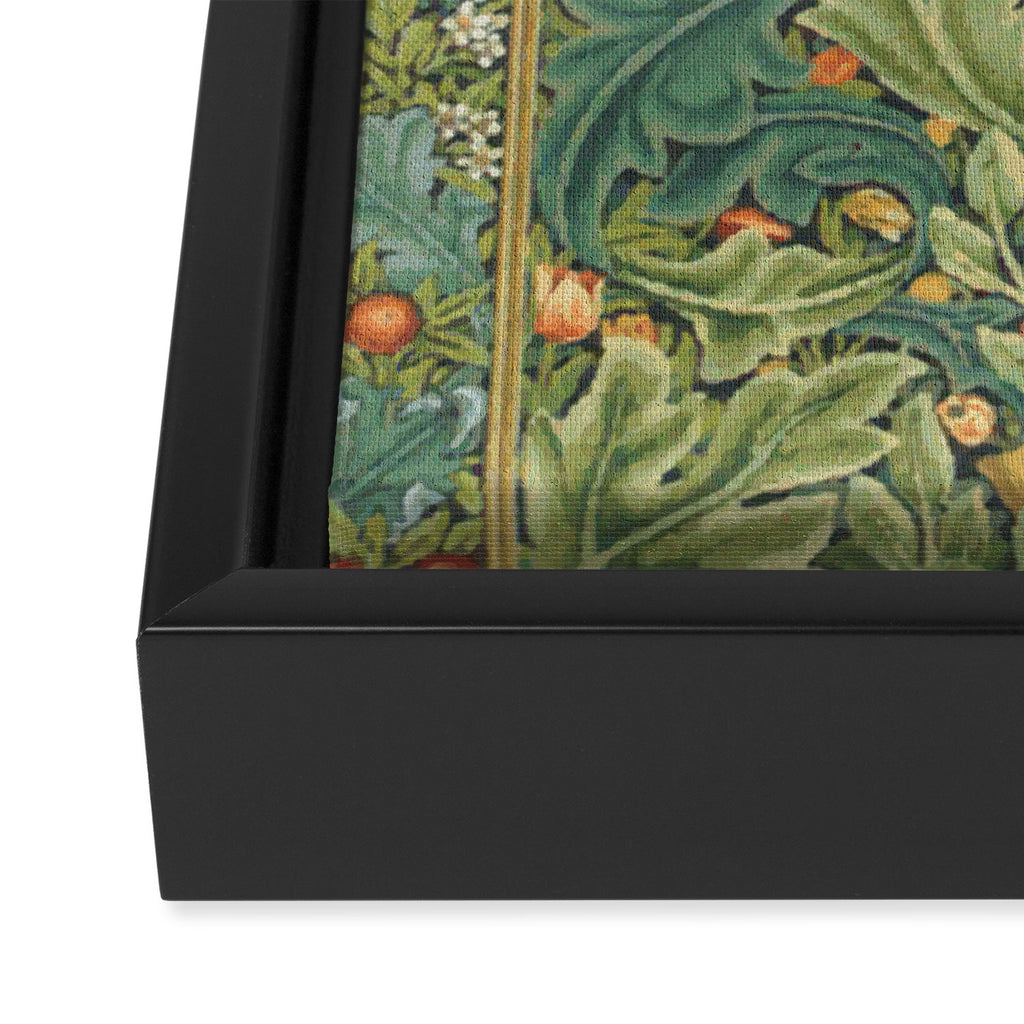 Floral Tree After William Morris Digital Painting Framed Canvas Print Gallery Image 3