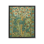 Floral Tree After William Morris Digital Painting Framed Canvas Print Gallery Image 6