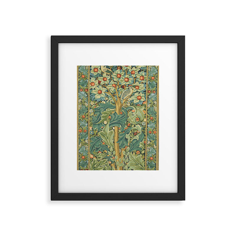 Floral Tree After William Morris Digital Painting Framed Art Print Gallery Image 4
