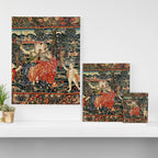 Franco Flemish Allegorical 17th Century Tapestry Print Canvas Print Gallery Image 3