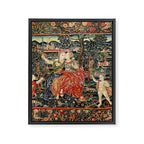 Franco Flemish Allegorical 17th Century Tapestry Print Framed Canvas Print Gallery Image 3