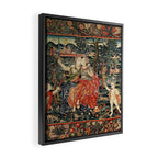 Franco Flemish Allegorical 17th Century Tapestry Print Framed Canvas Print Gallery Image 2