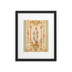 French Aubusson  Antique Tapestry Print Framed Art Print Gallery Image 4