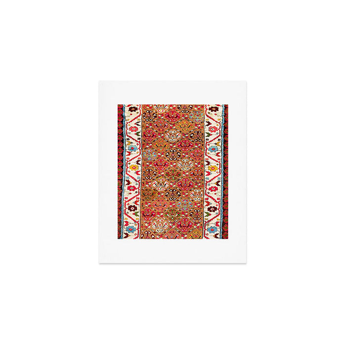 Garahgozloo Hamadan West Persian Long Rug Print Art Print Gallery Image 1