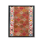 Garahgozloo Hamadan West Persian Long Rug Print Framed Canvas Print Gallery Image 3