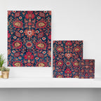 Garahgozloo Hamadan West Persian Rug Fragment Canvas Print Gallery Image 3