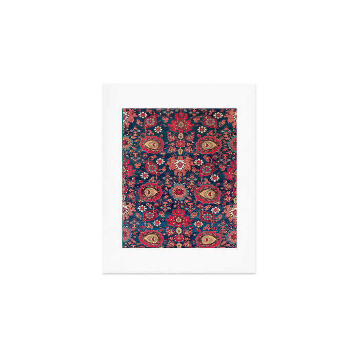 Garahgozloo Hamadan West Persian Rug Fragment Art Print Gallery Image 1