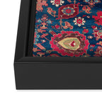Garahgozloo Hamadan West Persian Rug Fragment Framed Canvas Print Gallery Image 3