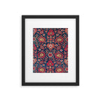 Garahgozloo Hamadan West Persian Rug Fragment Framed Art Print Gallery Image 4
