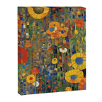 Garden with Colorful Abstract Flowers Canvas Print Gallery Image 8