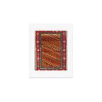 Genje Central Caucasus Antique Rug Print Art Print Gallery Image 1