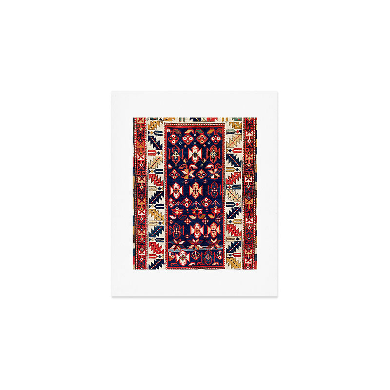 Genje Central Caucasus Rug Print Art Print Gallery Image 1