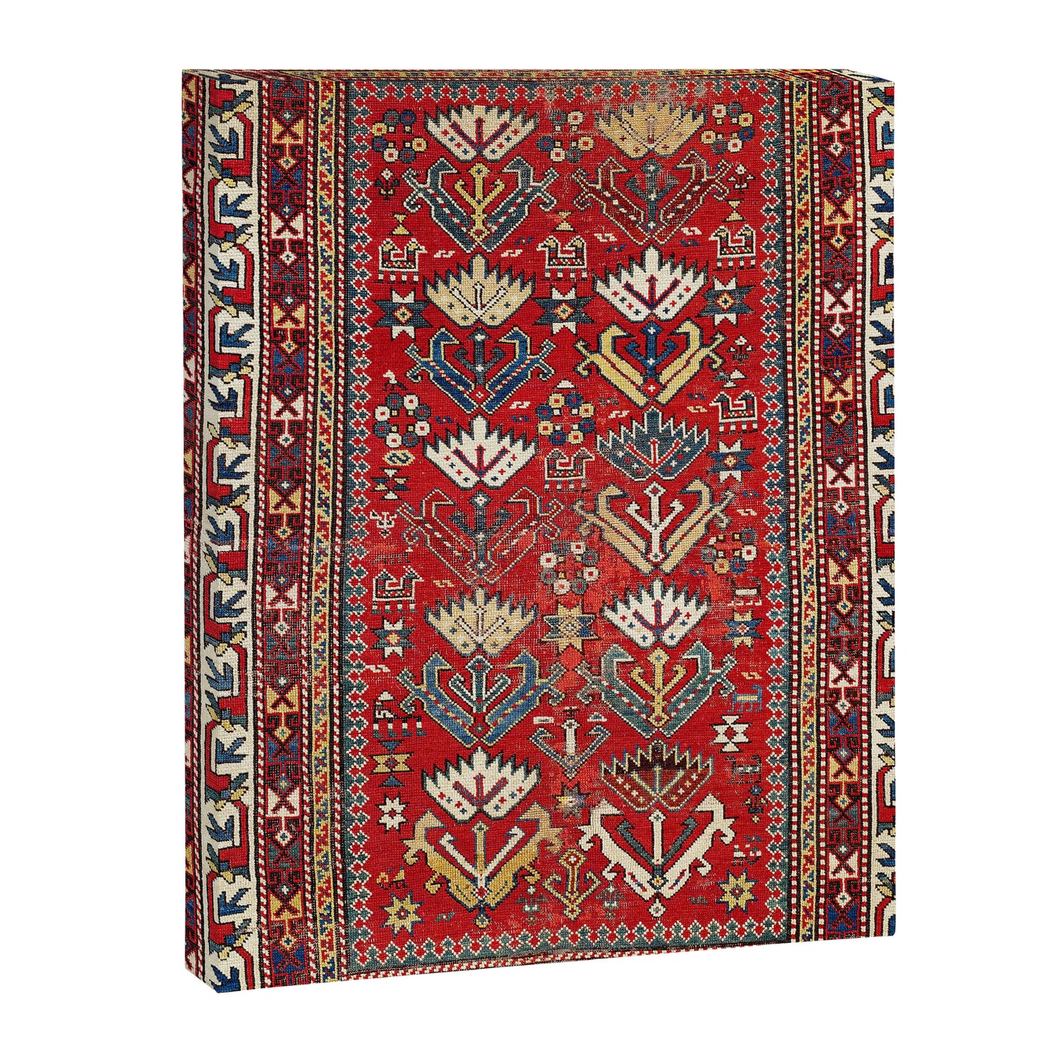 Genje Central Caucasus Rug Print Canvas Print Gallery Image 3