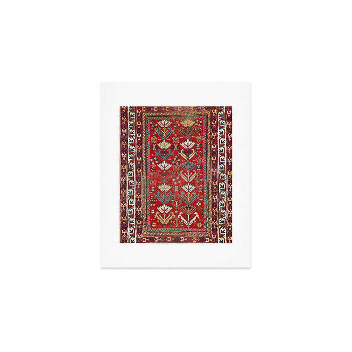 Genje Central Caucasus Rug Print Art Print Gallery Image 1