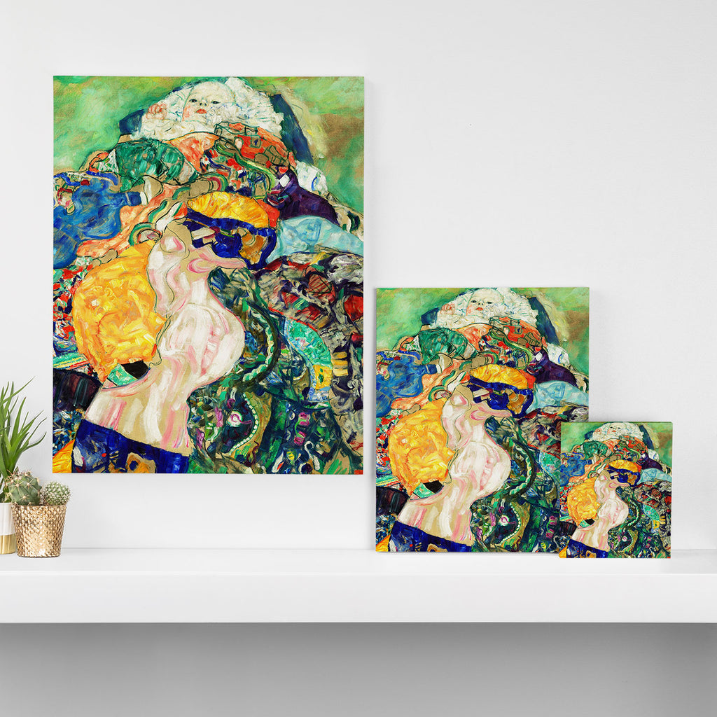 Gustav Klimt Baby in Cradle, 1917/1918 Canvas Print Gallery Image 3