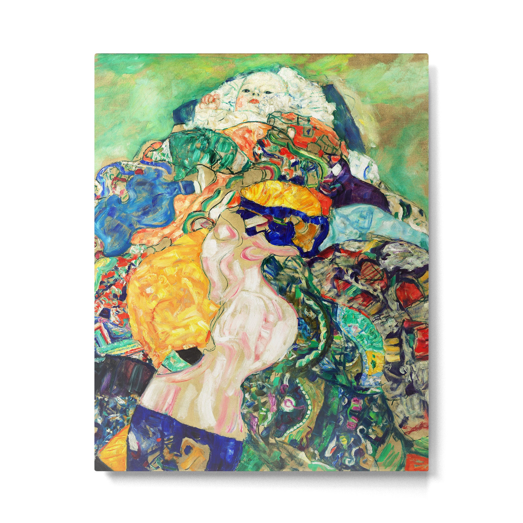 Gustav Klimt Baby in Cradle, 1917/1918 Metal Print Gallery Image 6