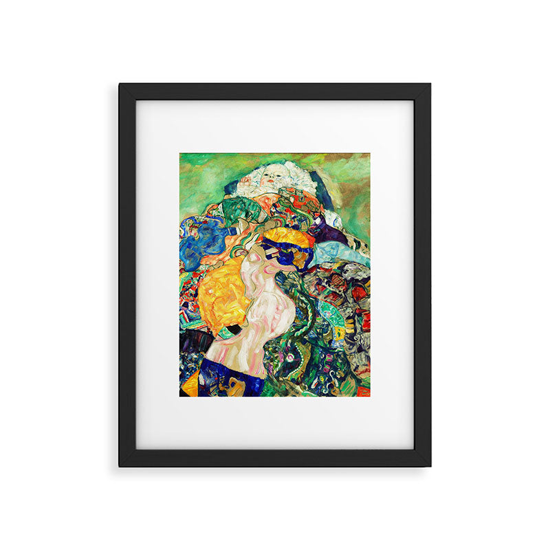 Gustav Klimt Baby in Cradle, 1917/1918 Framed Art Print Gallery Image 6