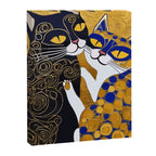 Gustav Klimt Cat Kiss Canvas Print Gallery Image 3
