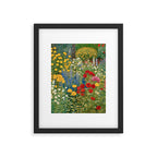 Gustav Klimt Style Colorful Flower Garden Framed Art Print Gallery Image 6