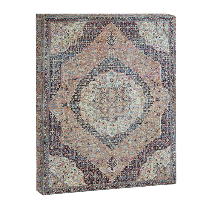 Haj Jalili Tabriz Persian Rug Print Canvas Print Gallery Image 1